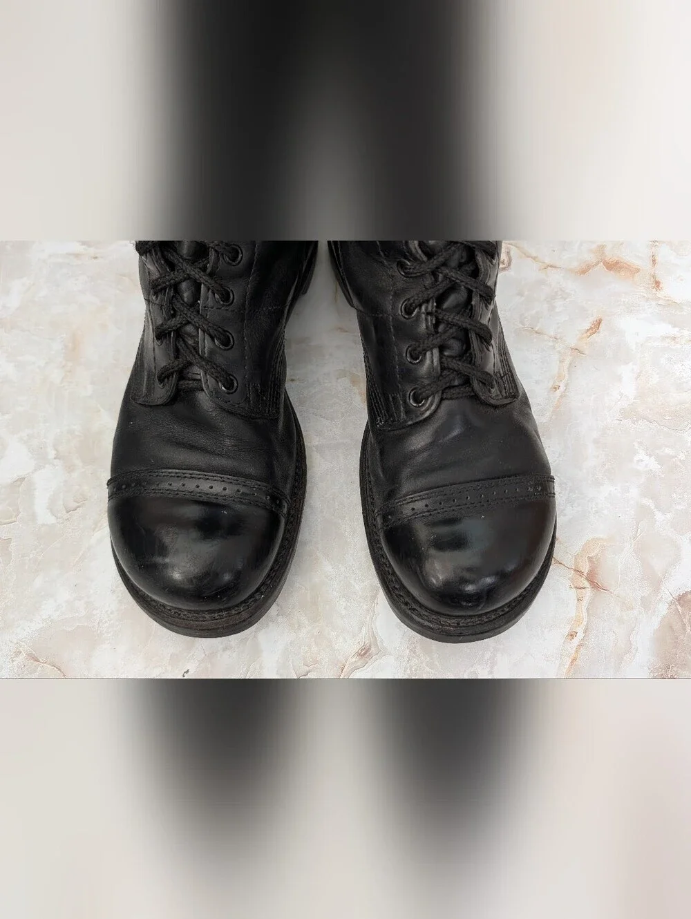 Corcoran 1500 Men's Black Lace-Up Leather upper Combat Boots Sz 9 D